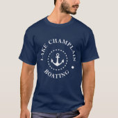 See Champlain Bootfahrt T-Shirt (Vorderseite)