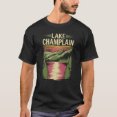 See Champlain new york us vermont T-Shirt (Vorderseite)