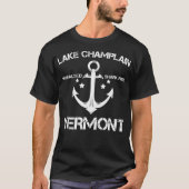 SEE CHAMPLAIN VERMONT Camping der Sonnenfischerei T-Shirt (Vorderseite)
