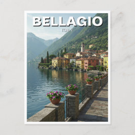 See Como Bellagio Italien Reisen Postkarte