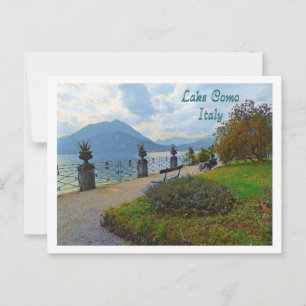 SEE COMO, ITALIEN/ BILDER PERFEKTE SERENITÄT POSTKARTE