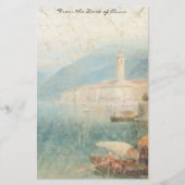 See Como Italien Boats Sommergeschosse Briefpapier (Vorderseite)