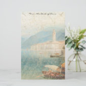 See Como Italien Boats Sommergeschosse Briefpapier (Stehend Vorderseite)