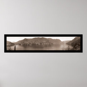 See Como Italien Foto 1910 Poster