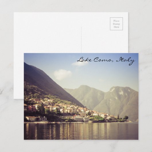 See Como, Italien, Postkarte (Vorne/Hinten)