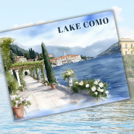 See Como Italy Vacation Europe Travel Keepake Postkarte