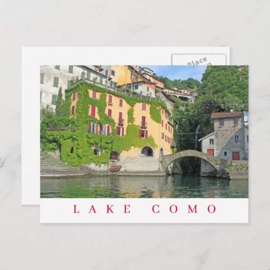 See Como Nesso Aussicht Postkarte (Vorne/Hinten)