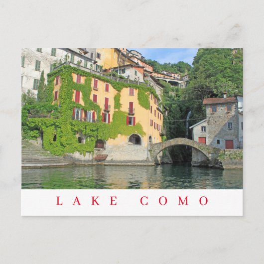 See Como Nesso Aussicht Postkarte (Vorderseite)
