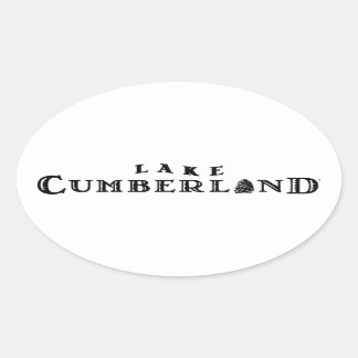See Cumberland Ovaler Aufkleber