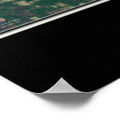 See Dardanelle Arkansas Satelliten-Poster Karte Poster (Ecke)