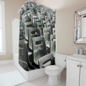 See der grauen Stühle Duschvorhang (Beispiel)