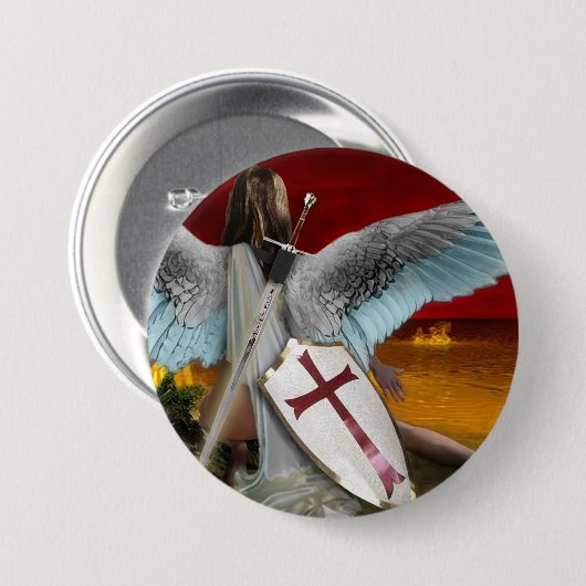 See des Feuers Button (Vorne & Hinten)