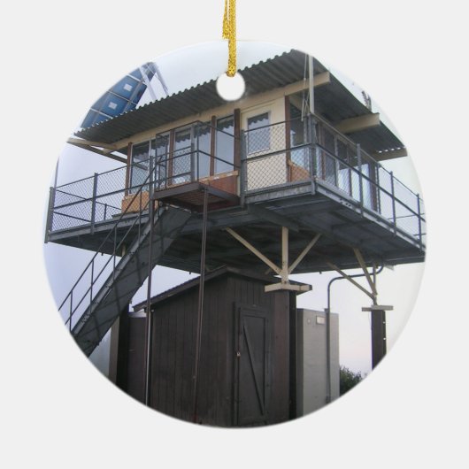 See des Holzes Keramik Ornament (Hinten)