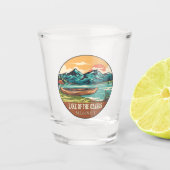 See des Ozarks Missouri-Bootsemblems Schnapsglas (Vorderseite)