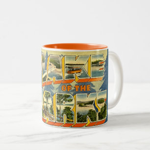 See des Ozarks Zweifarbige Tasse