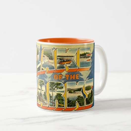 See des Ozarks Zweifarbige Tasse (VorderseiteRechts)