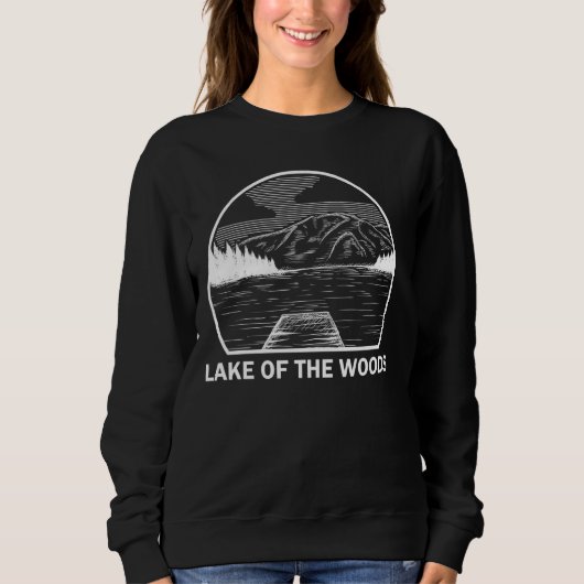 See des Waldes Minnesota Funny Fishing Summer Sweatshirt (Vorderseite)