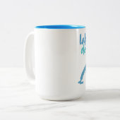 See Doster, Plainwell, Michigan Zweifarbige Tasse (Vorderseite Links)