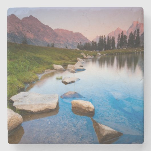 See-Einsamkeit Steinuntersetzer (Vorderseite)