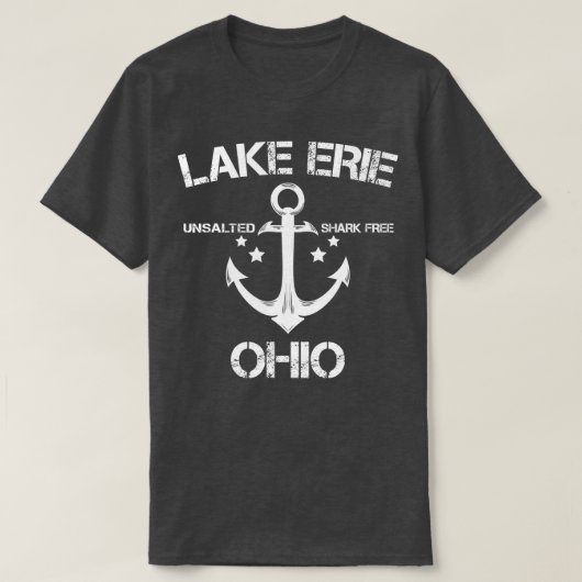 SEE ERIE OHIO Camping Funny Fishing Sommergeschenk T-Shirt (Design vorne)