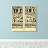 See Erie und Western Eisenbahn Leinwanddruck (Insitu (Holzboden))