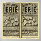 See Erie und Western Eisenbahn Poster (Vorne)