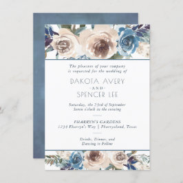 See Floral | Dusty Dandelion Garland Wedding Einladung