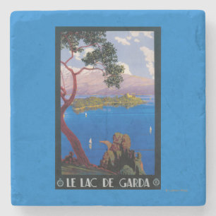 See Garda Reise-förderndes Plakat Steinuntersetzer