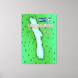 See Genezareth Frankreich schönes Reiseplakat Leinwanddruck