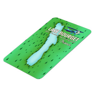 See Genezareth Frankreich schönes Reiseplakat Magnet