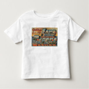 See George, New York - große Buchstabe-Szenen Kleinkind T-shirt
