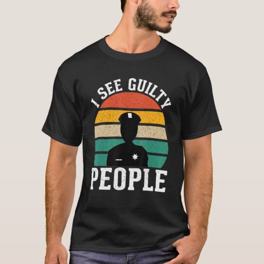 See Guilty People Correctional Officer 1 T-Shirt (Vorderseite)