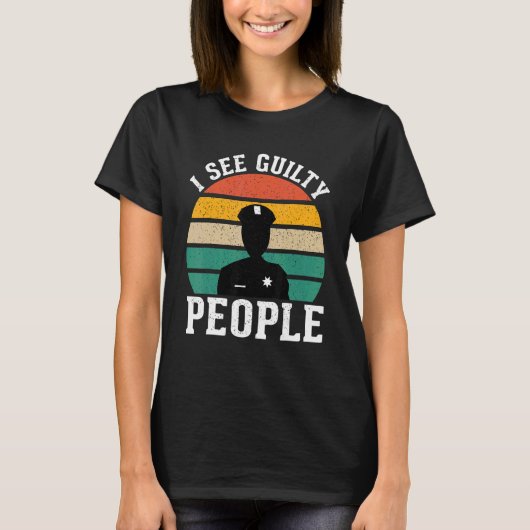 See Guilty People Correctional Officer 1 T-Shirt (Vorderseite)