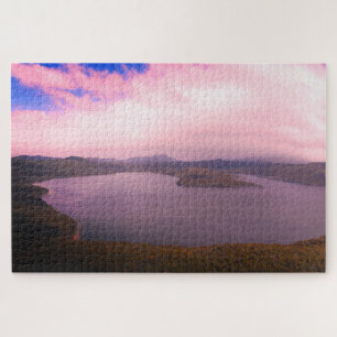 See Hauroko Panorama & Neuseeland / TEIL 1 Puzzle