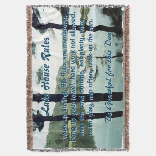 See-Haus-Regeln Decke (Vorderseite Vertikal)