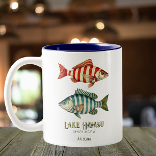 See Havasu Arizona Wasserfisch Zweifarbige Tasse
