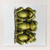 See Hear Speak No Evil Funny Frogs Puzzle (Horizontal)