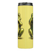See Hear Speak No Evil Funny Frogs Thermosbecher (Rückseite)
