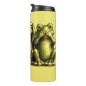 See Hear Speak No Evil Funny Frogs Thermosbecher (Nach rechts gedreht)