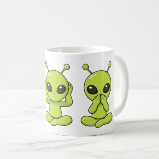 See, Hear, Speak No Evil Kaffeetasse (VorderseiteRechts)