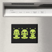 See, Hear, Speak No Evil Magnet (In Situ (Geschirrspüler))