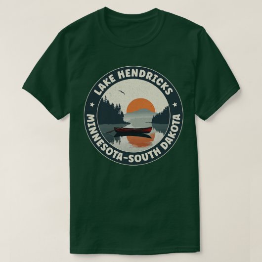 See Hendricks Minnesota Süd Dakota T-Shirt (Design vorne)