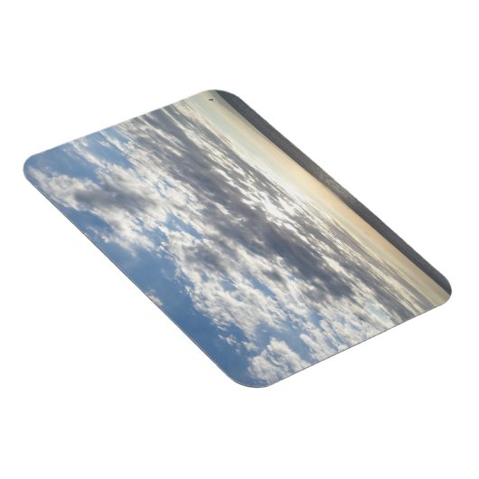 See & Himmel & Wolken 3"x4"-Magnet Magnet (Rechte Seite)