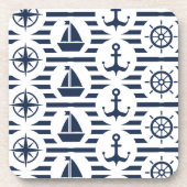 See im blauen Muster Untersetzer (Vorderseite)