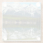See in Banff, Alberta, Kanada Glasuntersetzer (Rückseite)