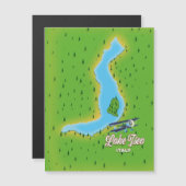 See Iseo Italien Karte (Vorne/Hinten)