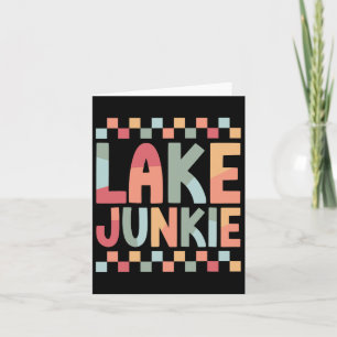 See Junkie Bootsfahrt Kunst für Männer Frauen Spaß Karte