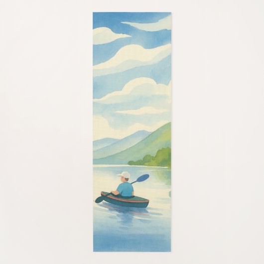See-Kajak-Passend Rechts Wasserfarbe Yogamatte (Vorderseite)