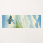 See-Kajak-Passend Rechts Wasserfarbe Yogamatte (Vorderseite (Horizontal))
