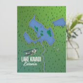 See Kavadi Estland Karte (Stehend Vorderseite)